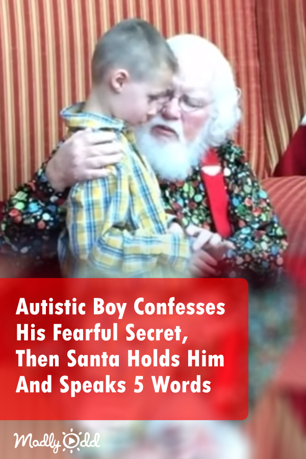 Worried Autistic Boy Confesses His Fearful Secret, Then Santa Grabs Him and Speaks 5 Words