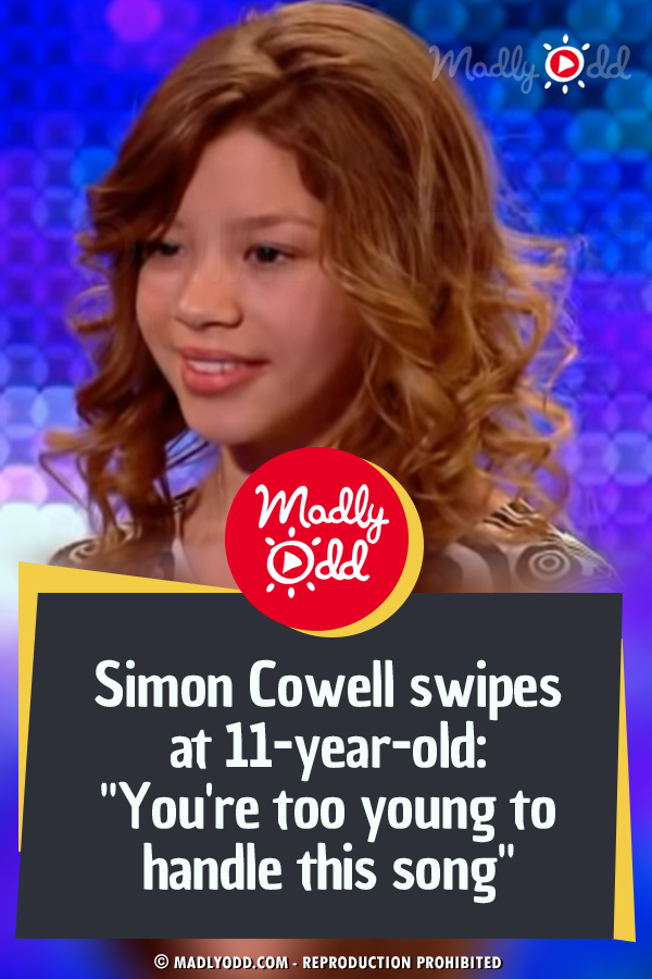 Simon Cowell swipes at 11-year-old: \