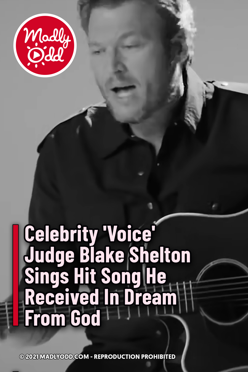 Celebrity \'Voice\' Judge Blake Shelton Sings Hit Song He Received In Dream From God
