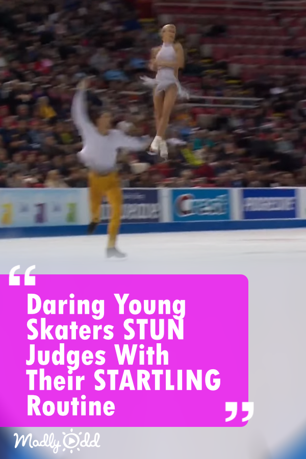 Charismatic Young Skaters Stun Judges With Their Startling Routine