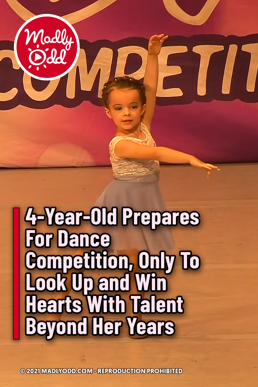 4-Year-Old Prepares For Dance Competition, Only To Look Up and Win Hearts With Talent Beyond Her Years