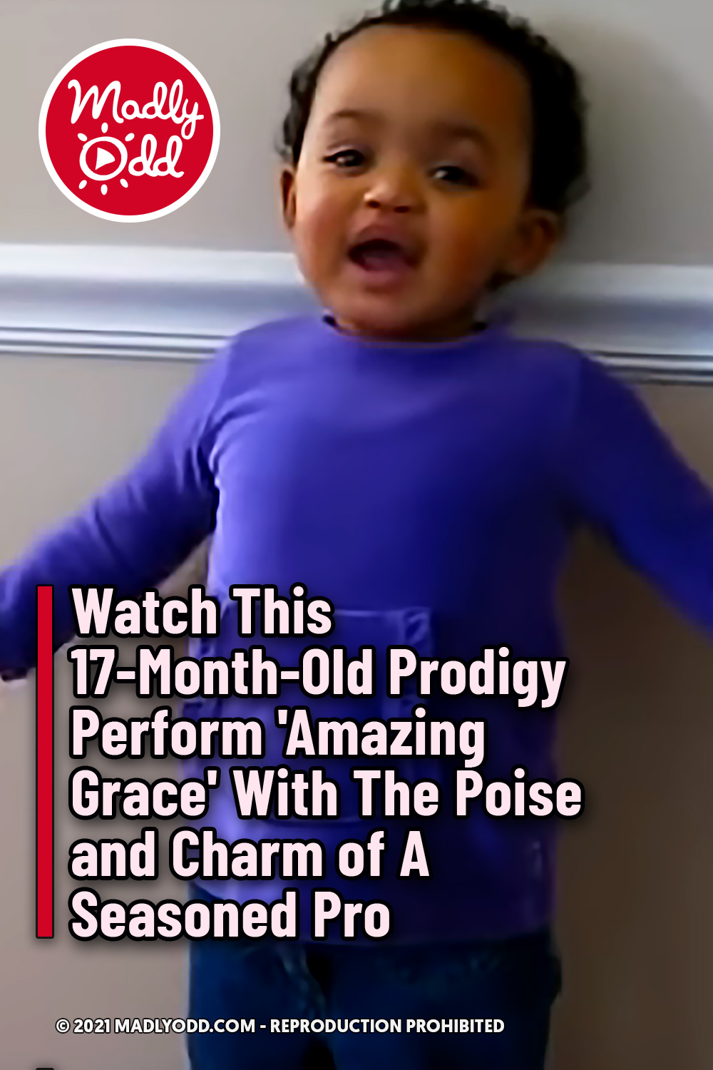 Watch This 17-Month-Old Prodigy Perform  \'Amazing Grace\' With The Poise and Charm of A Seasoned Pro