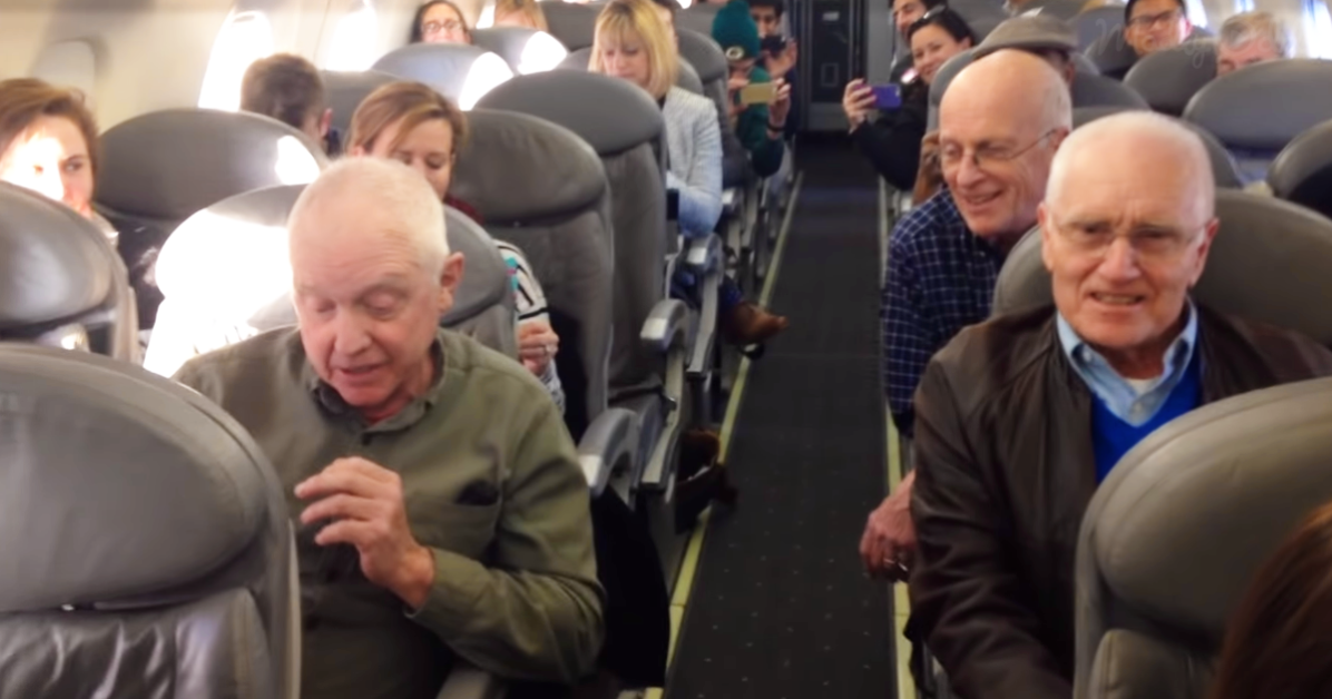 Seniors on Plane