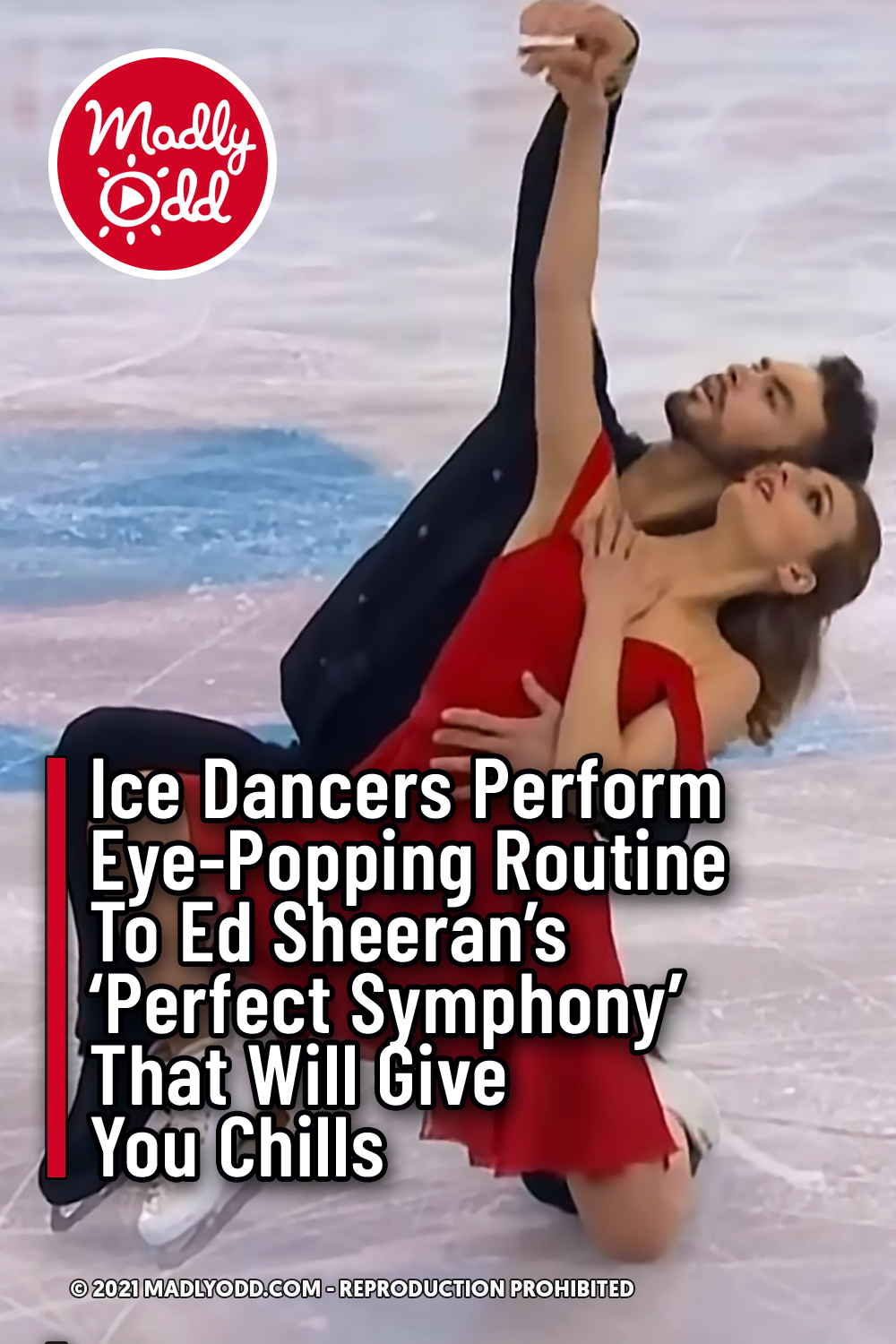 Ice Dancers Perform Eye-Popping Routine To Ed Sheeran\'s \'Perfect Symphony\' That Will Give You Chills