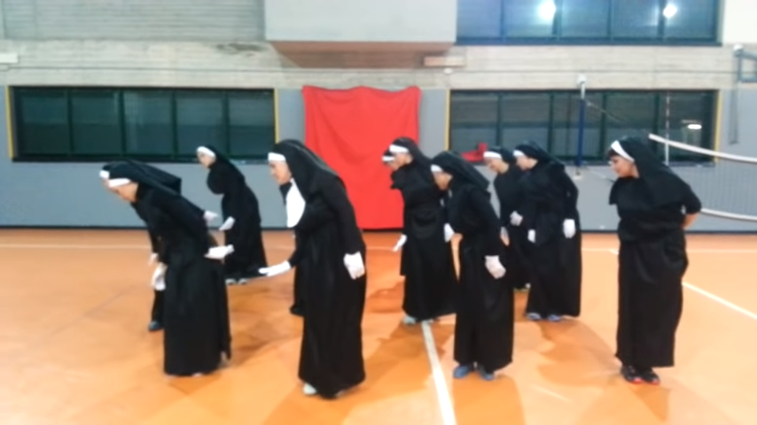 Nuns Dancing