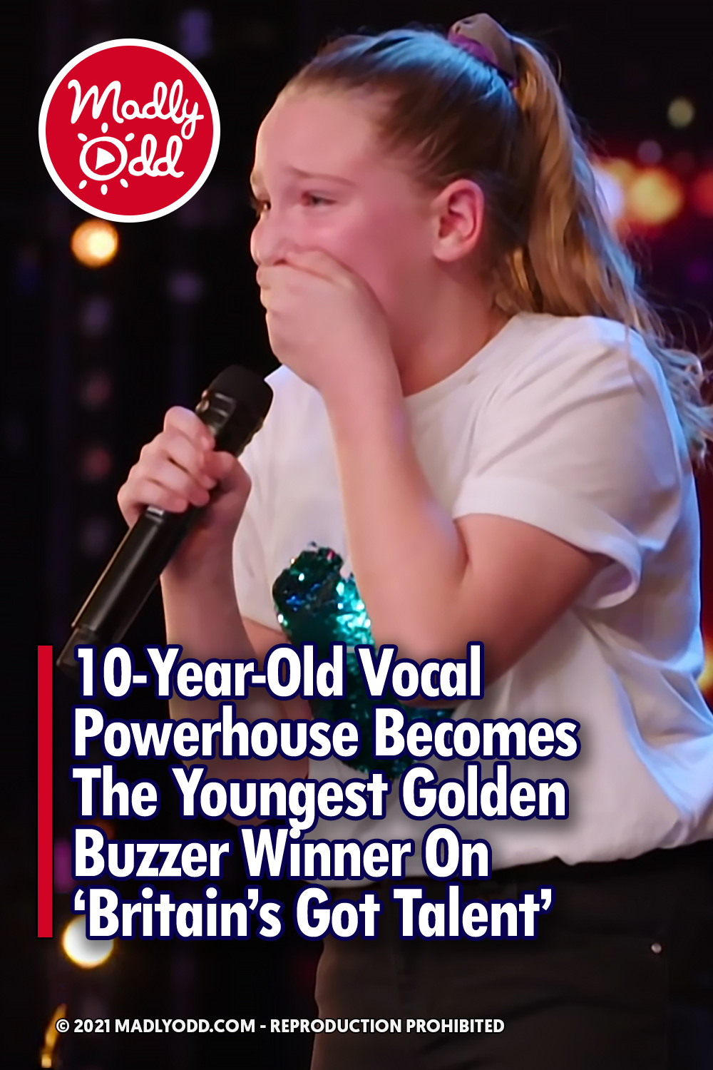 10-Year-Old Vocal Powerhouse Becomes The Youngest Golden Buzzer Winner On ‘Britain’s Got Talent’