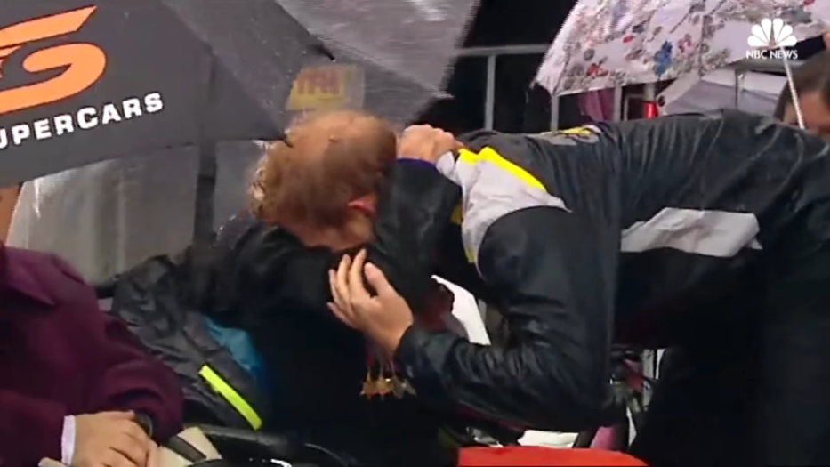 Prince Harry Recognizes, Hugs 97-Year-Old Fan Who Waited In The Rain _ NBC News 0-48 screenshot