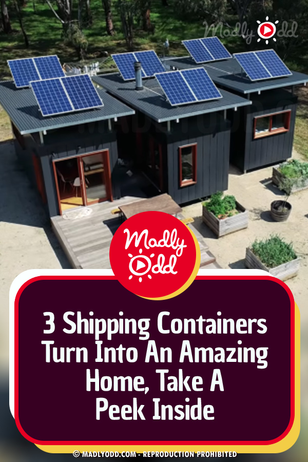 3 Shipping Containers Turn Into An Amazing Home, Take A Peek Inside