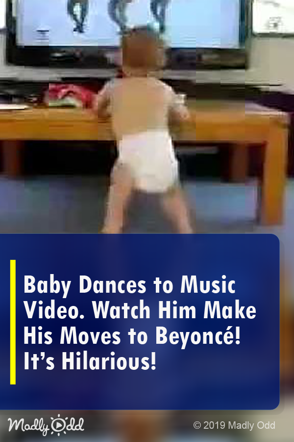 Baby Dances to Music Video. Watch Him Make His Moves to Beyoncé! TOO CUTE!