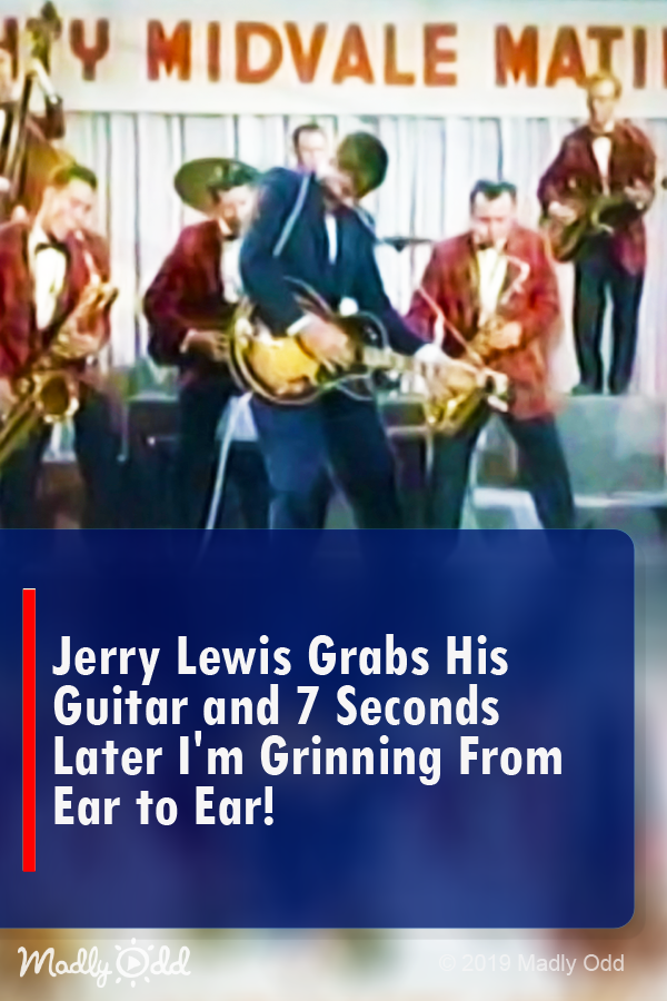 Jerry Lewis Grabs His Guitar and 7 Seconds Later I\'m Grinning From Ear to Ear!