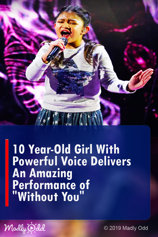 10 -Year-Old Girl with Powerful Voice Wows AGT With an Amazing Performance of \'Without You\'