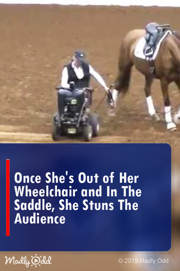 Once She\'s Out of Her Wheelchair and in the Saddle, She Stuns the Audience
