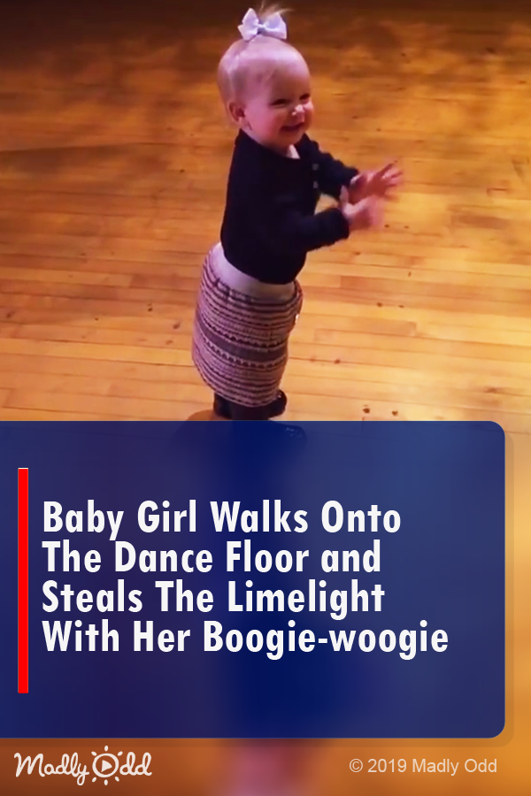 Baby Girl Walks Onto The Dance Floor and Steals The Spotlight with Her Boogie-Woogie