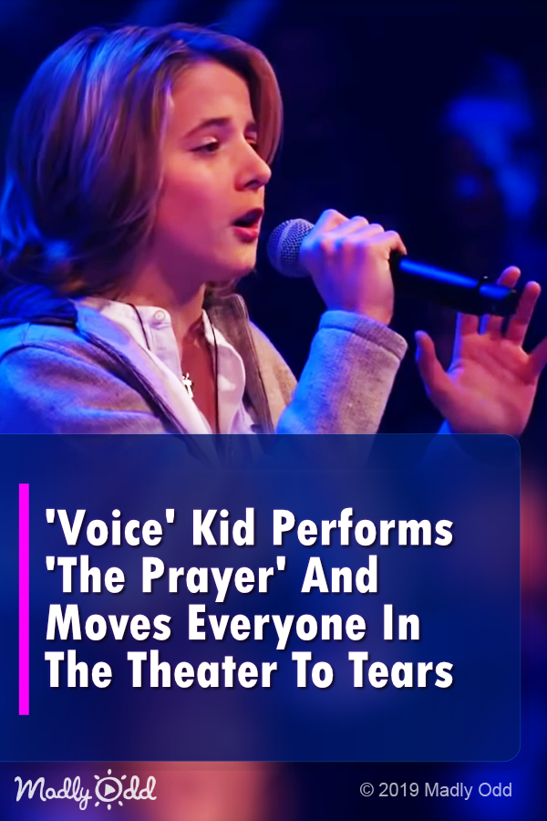 \'Voice\' Kid Performs \'The Prayer\' And Moves Everyone In The Theater To Tears