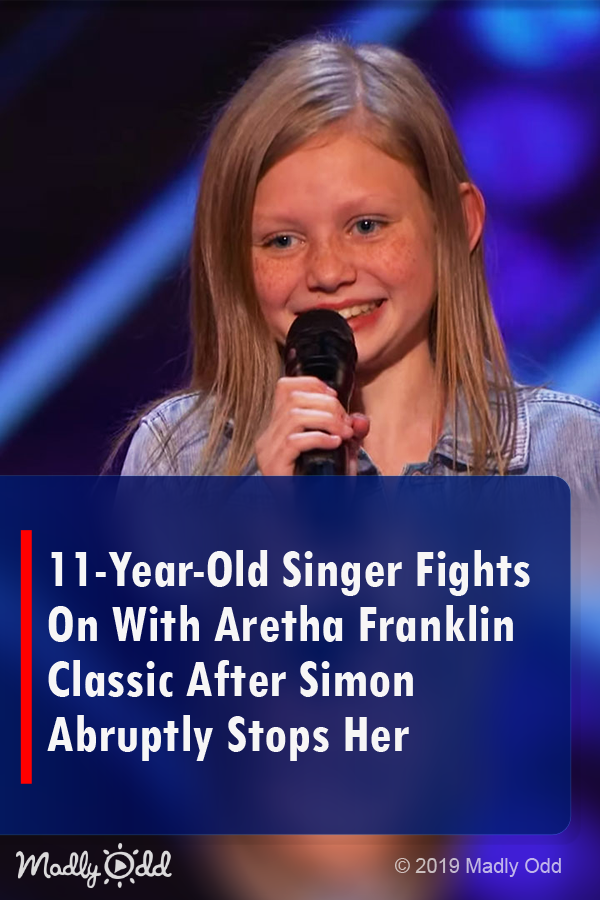 11-Year-Old Singer Fights On With Aretha Franklin Classic After Simon Abruptly Stops Her