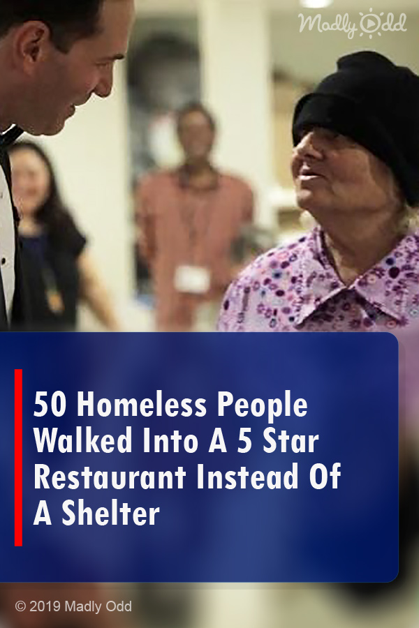 50 Homeless People Walked Into A 5 Star Restaurant Instead Of A Shelter