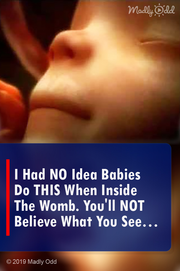 I Had NO Idea Babies Do THIS When Inside The Womb. You\'ll NOT Believe What You See…