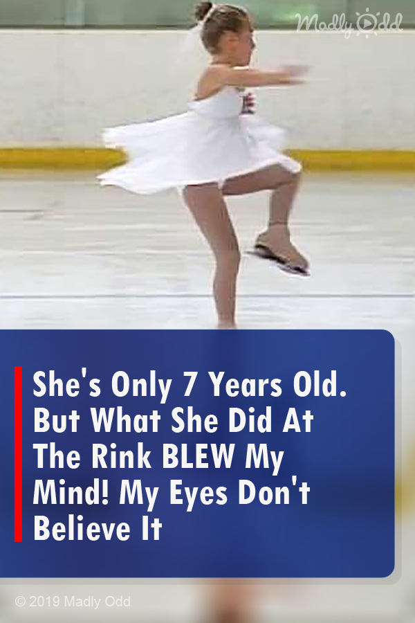 She\'s Only 7 Years Old. But What She Did At The Rink BLEW My Mind! My Eyes Don\'t Believe It