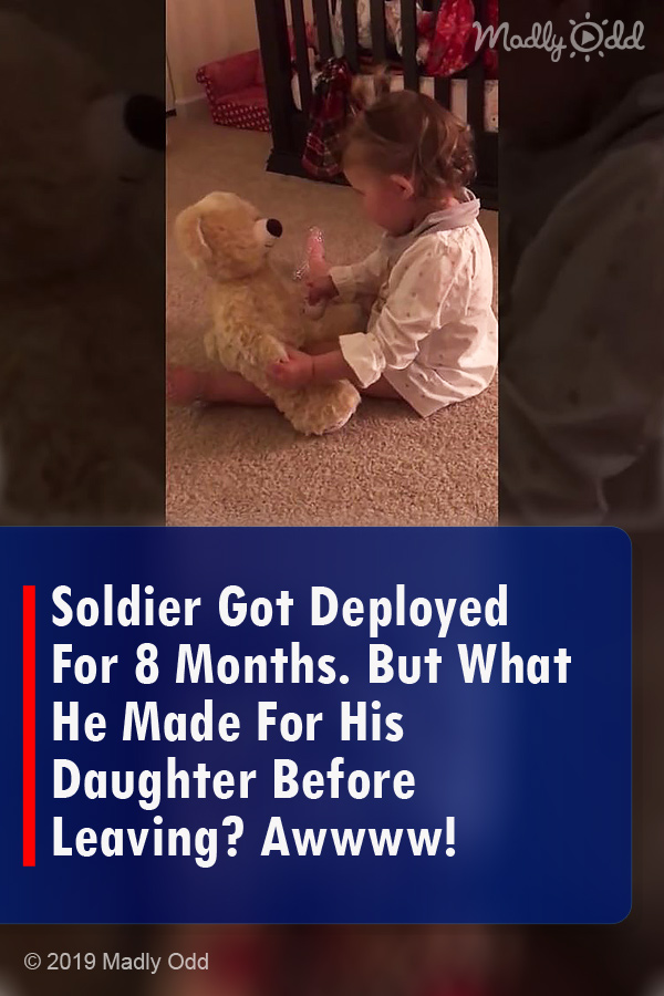 Soldier Got Deployed For 8 Months. But What He Made For His Daughter Before Leaving? Awwww!
