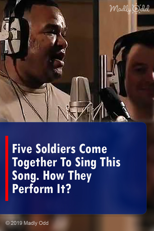 Five Soldiers Come Together To Sing This Song. How They Perform It?