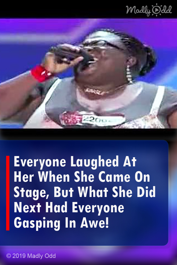 Everyone Laughed At Her When She Came On Stage, But What She Did Next Had Everyone Gasping In Awe!