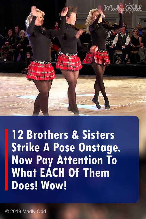 12 Brothers & Sisters Strike A Pose Onstage. Now Pay Attention To What EACH Of Them Does! Wow!