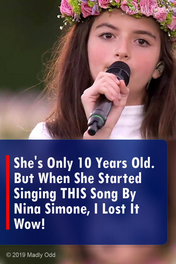 She\'s Only 10 Years Old. But When She Started Singing THIS Song By Nina Simone, I Lost It Wow!