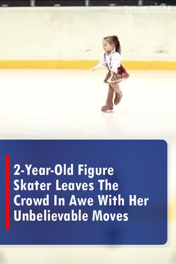 2-Year-Old Figure Skater Leaves The Crowd In Awe With Her Unbelievable Moves