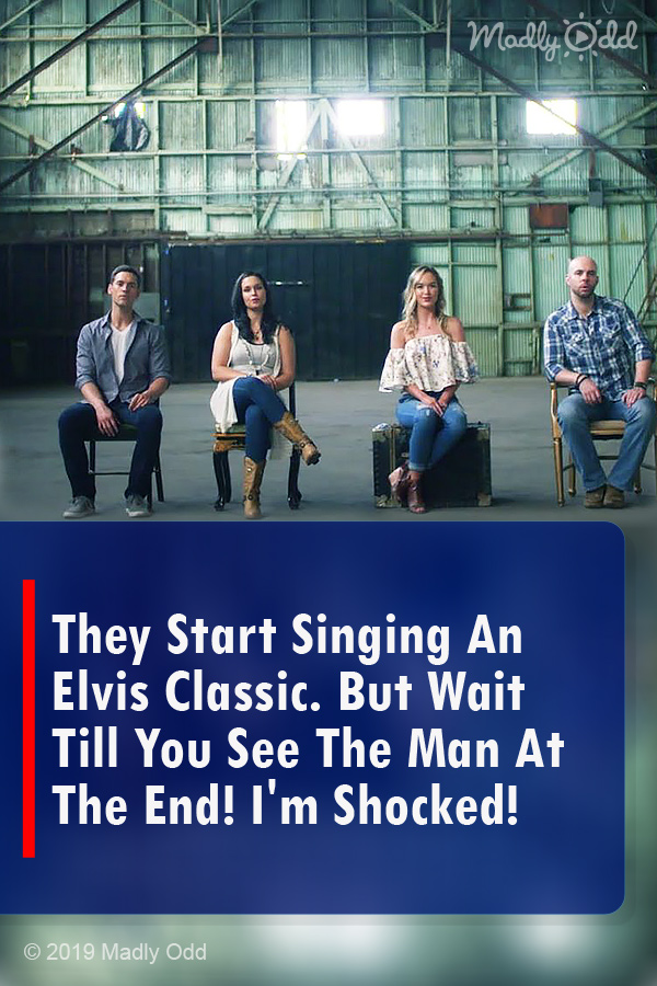 They Start Singing An Elvis Classic. But Wait Till You See The Man At The End! I\'m Shocked!