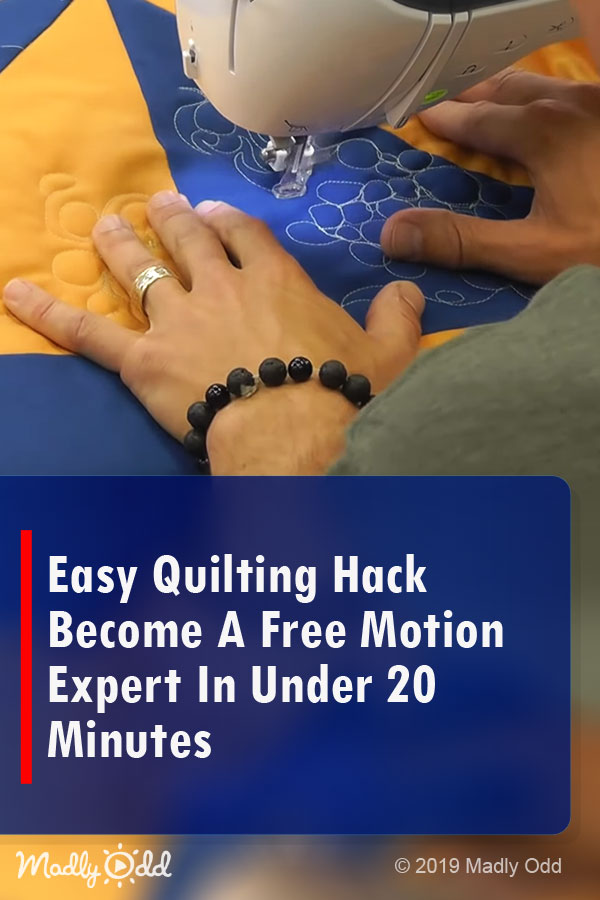 Easy Quilting Hack: Become A Free Motion Expert In Under 20 Minutes