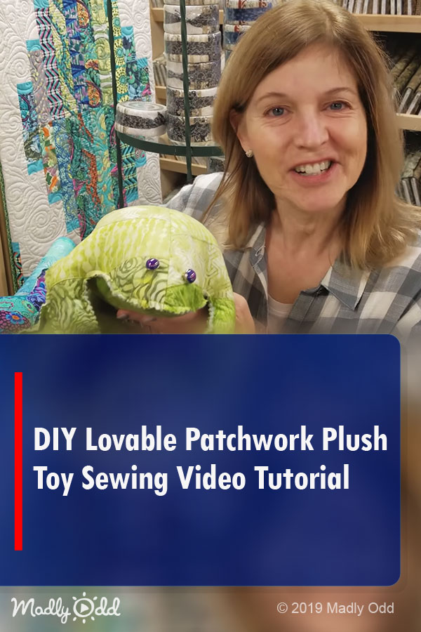 DIY Lovable Patchwork Plush Toy Sewing Video Tutorial