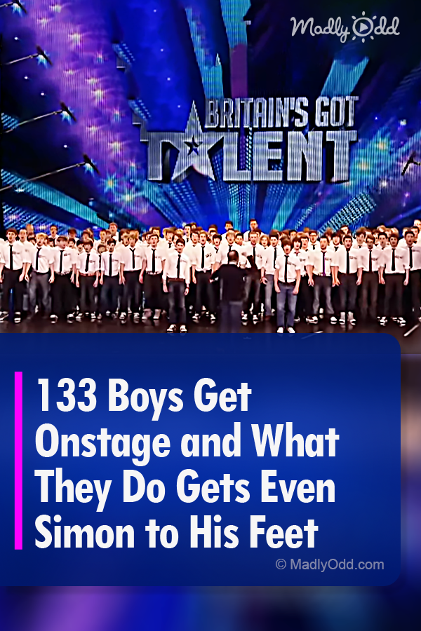 133 Boys Get Onstage and What They Do Gets Even Simon to His Feet
