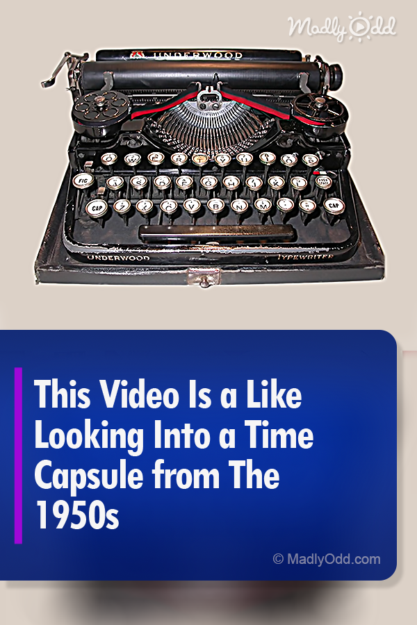 This Video Is a Like Looking Into a Time Capsule from The 1950\'s