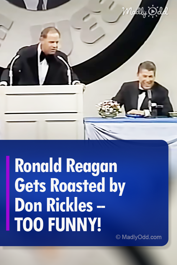 Ronald Reagan Gets Roasted by Don Rickles -- TOO FUNNY!