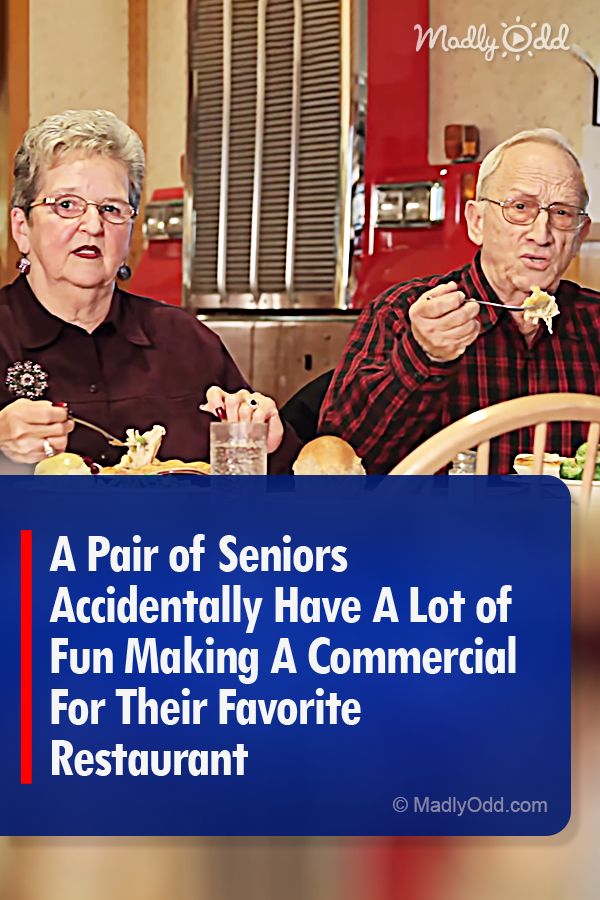 A Pair of Seniors Accidentally Have A Lot of Fun Making A Commercial For Their Favorite Restaurant
