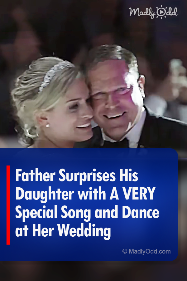 Father Surprises His Daughter with A VERY Special Song and Dance at Her Wedding