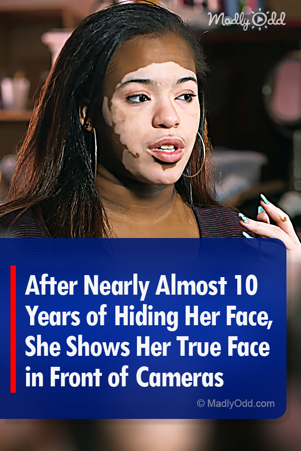 After Nearly Almost 10 Years of Hiding Her Face, She Shows Her True Face in Front of Cameras