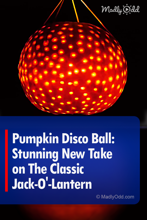 Pumpkin Disco: Stunning New Take on The Classic Jack-O\'-Lantern