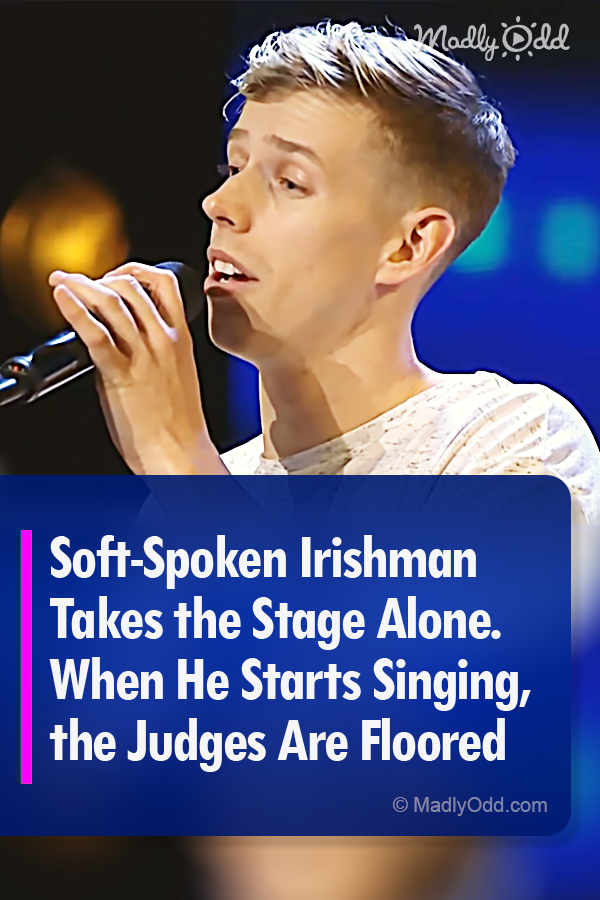 Soft-Spoken Irishman Takes the Stage Alone. When He Starts Singing, the Judges Are Floored