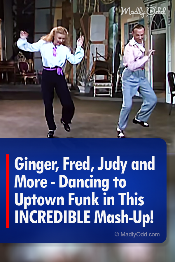 Ginger, Fred, Judy and More - Dancing to Uptown Funk in This INCREDIBLE Mash-Up!