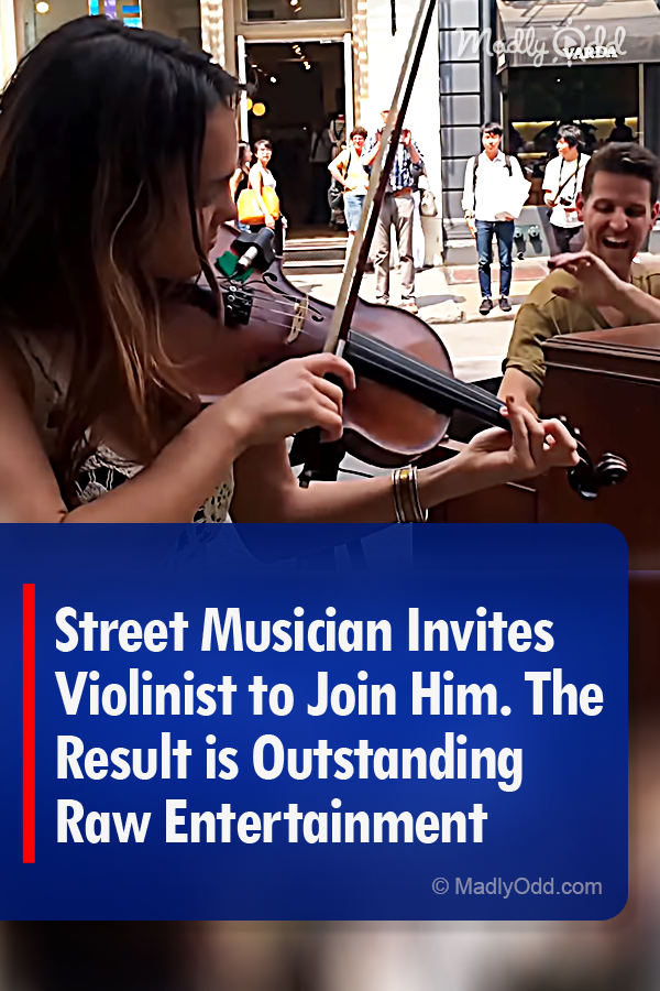 Street Musician Invites Violinist to Join Him. The Result is Outstanding Raw Entertainment