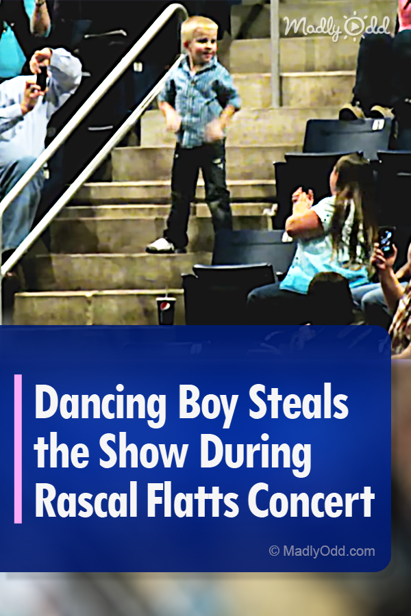 Little Boy Shows Off His Dance Moves At A Rascal Flatts Concert