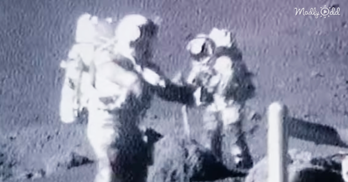og1 We Will Never Get Tired of This Vintage Video of Astronauts Falling Over on The Moon