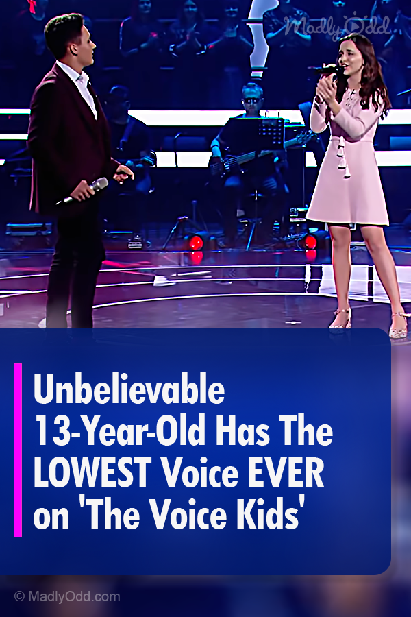 Unbelievable 13-Year-Old Has The LOWEST Voice EVER on \'The Voice Kids\'