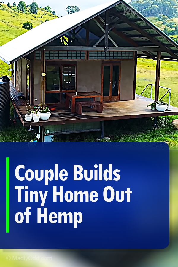 Couple Builds Tiny Home Out of Hemp