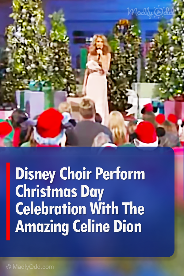 Disney Choir Perform Christmas Day Celebration With The Amazing Celine Dion
