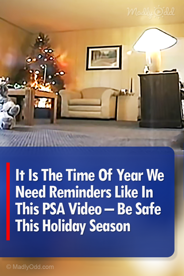 It Is The Time Of Year We Need Reminders Like In This PSA Video – Be Safe This Holiday Season