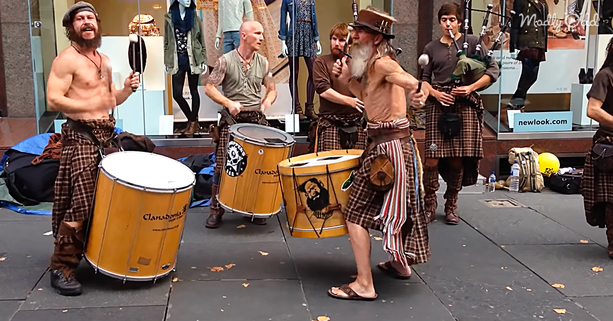 Traditional Scottish Street Music By Clanadonia