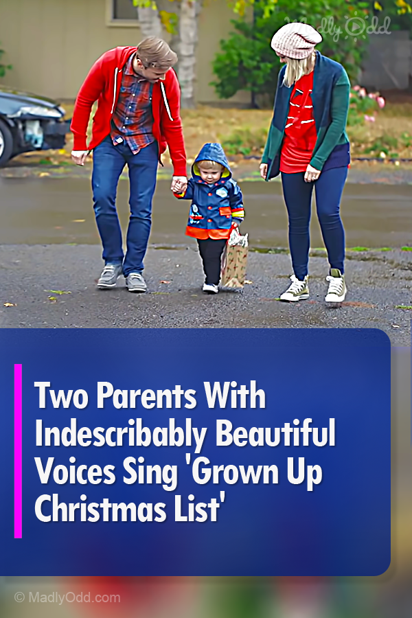 Two Parents With Indescribably Beautiful Voices Sing \'Grown Up Christmas\'