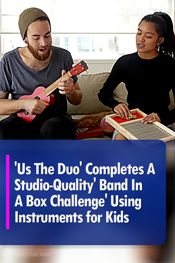 \'Us The Duo\' Completes A Studio-Quality\' Band In A Box Challenge\' Using Instruments for Kids